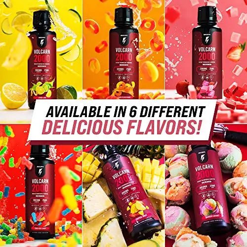 InnoSupps Volcarn 2000 - Advanced Fat Burning Liquid | L-Carnitine, GBEEC, Boost Energy - TrustMedUSA