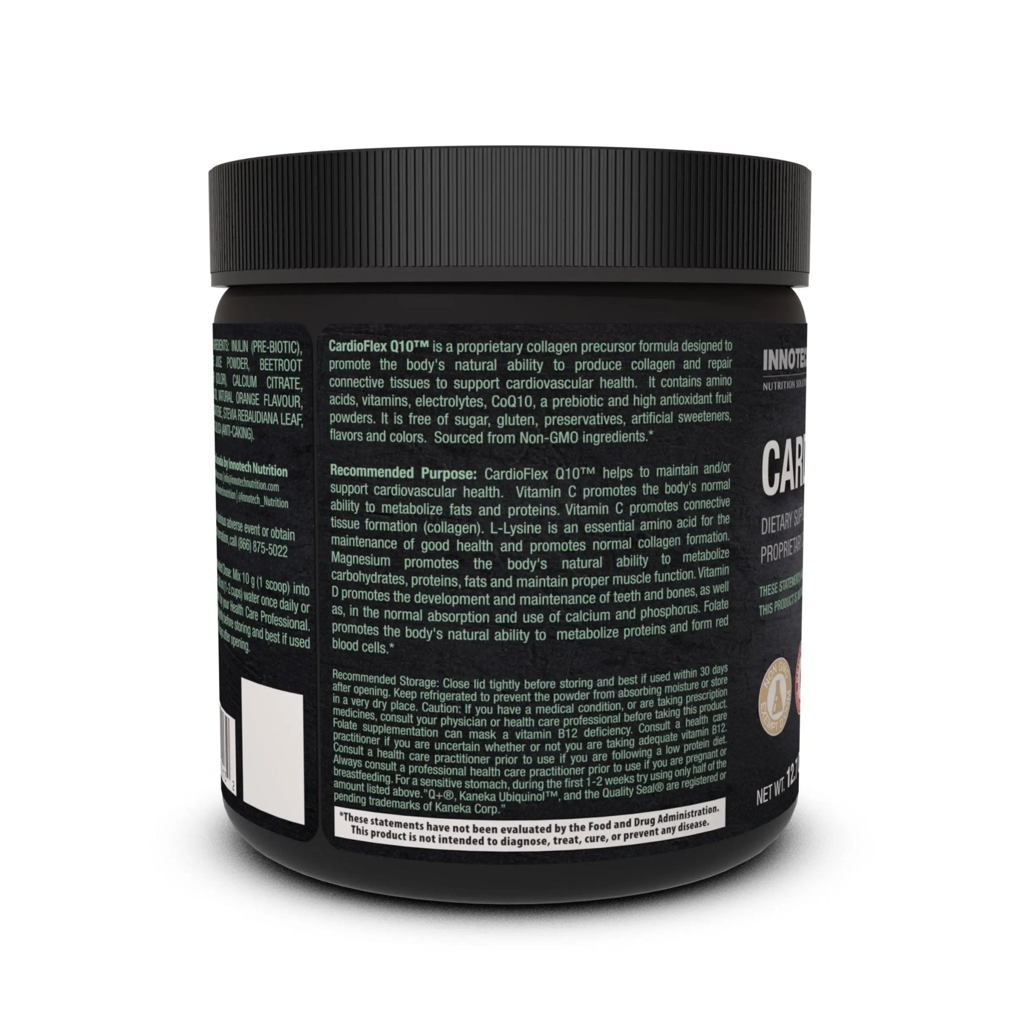 Innotech Nutrition CardioFlex Q10 Heart Health & Energy Support CoQ10 Amino Acids & Electrolytes Orange 360g - TrustMedUSA