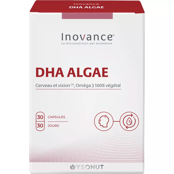 Inovance DHA Algae Brain and Vision 30 Capsules - TrustMedUSA