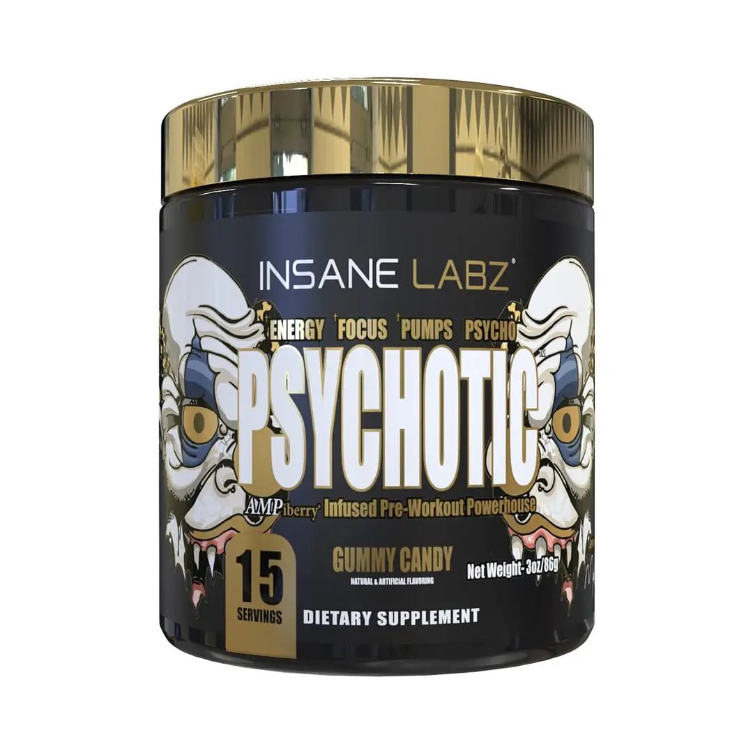 Insane Labz Psychotic Gold, High Stim Pre Workout Powder, Extreme Lasting Energy - TrustMedUSA