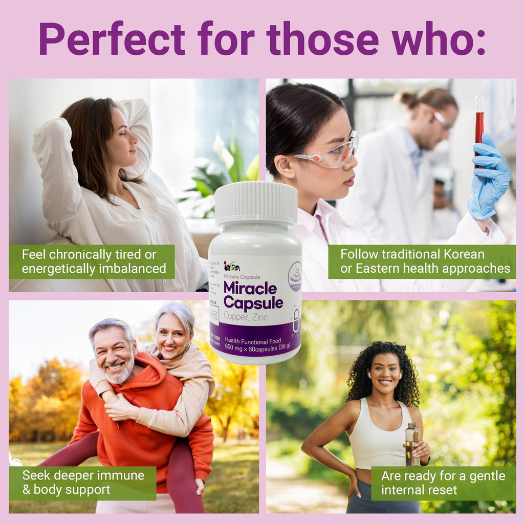 INSANORIGINS Miracle Capsule Immune Defense Support Supplement 18g (600mg - 30 Capsules) [Starter Pack] - TrustMedUSA