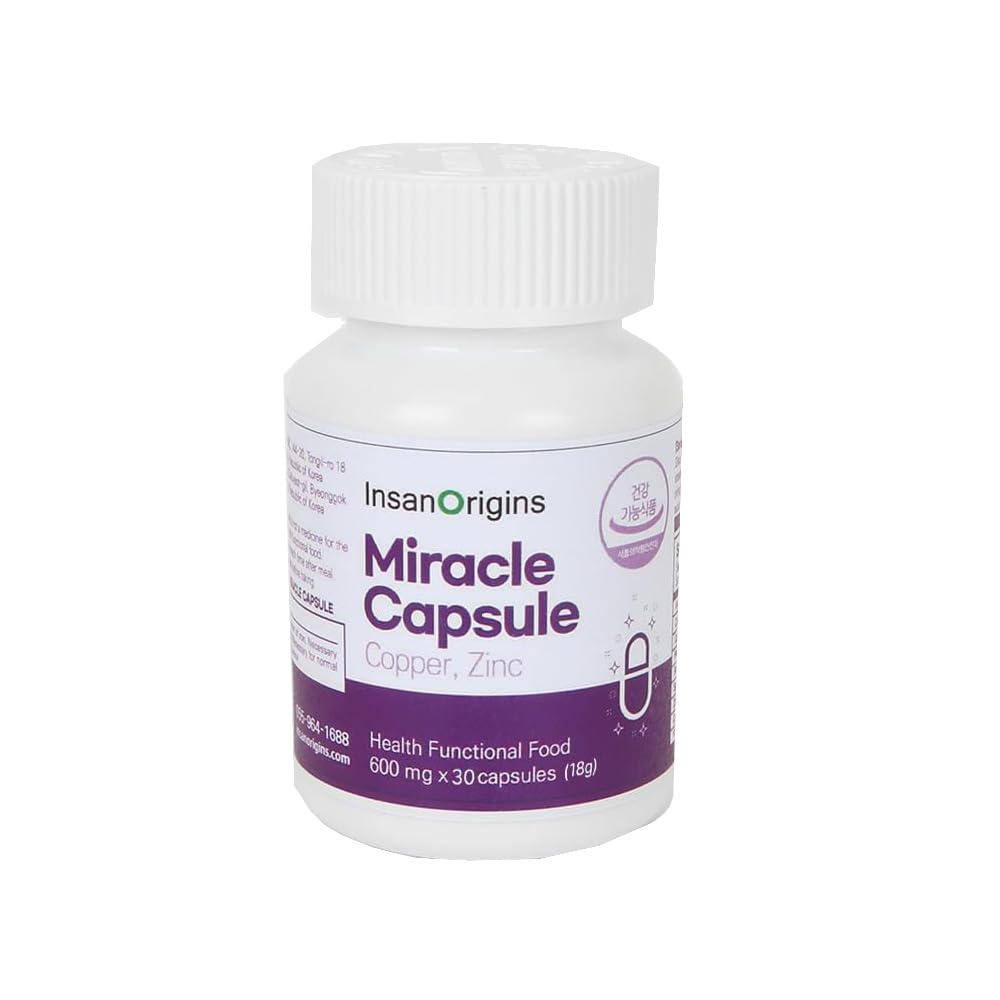 INSANORIGINS Miracle Capsule Immune Defense Support Supplement 18g (600mg - 30 Capsules) [Starter Pack] - TrustMedUSA