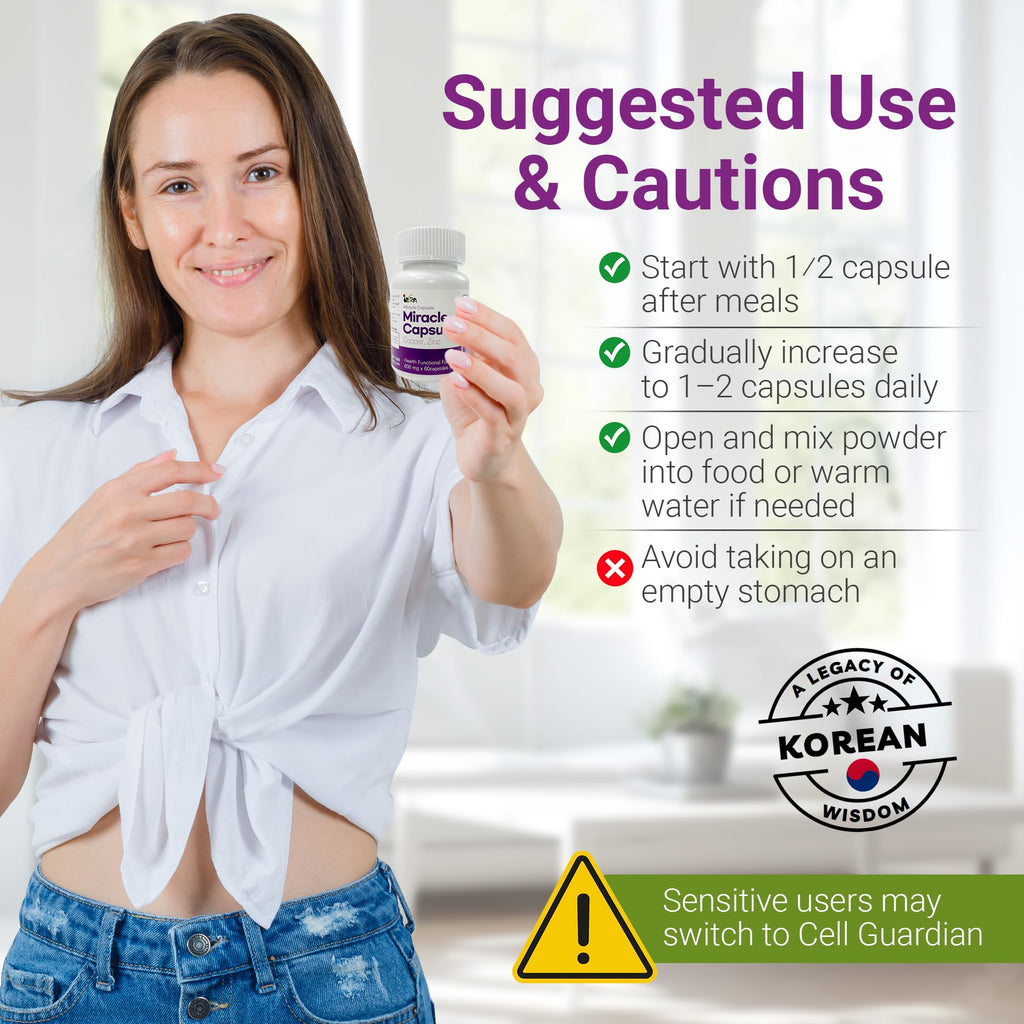 INSANORIGINS Miracle Capsule Immune Defense Support Supplement 18g (600mg - 30 Capsules) [Starter Pack] - TrustMedUSA