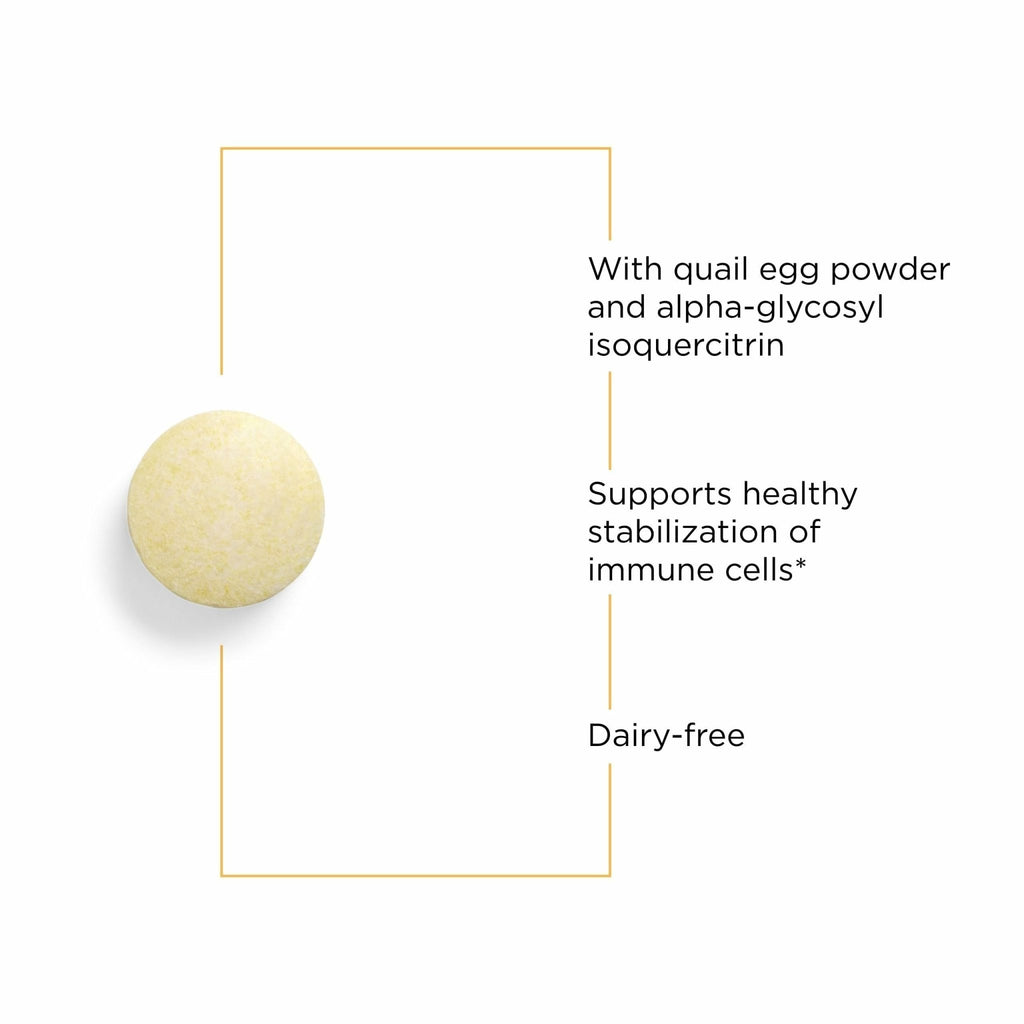 Integrative Therapeutics AllQlear - Seasonal Supplement for Immune Support *- Quail Egg Powder Blend - Dairy-Free - Berry Flavored, 60 Chewable Tablets (30 Servings) - TrustMedUSA