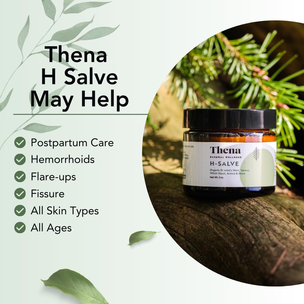 Intense Hemorrhoid Treatment Natural Hemorrhoid Relief Cream, Max Strength Herbal Anal Fissure Relief Ointment with Organic Witch Hazel for Postpartum Piles, Best with Thena Sitz Bath Soak Women Men - TrustMedUSA