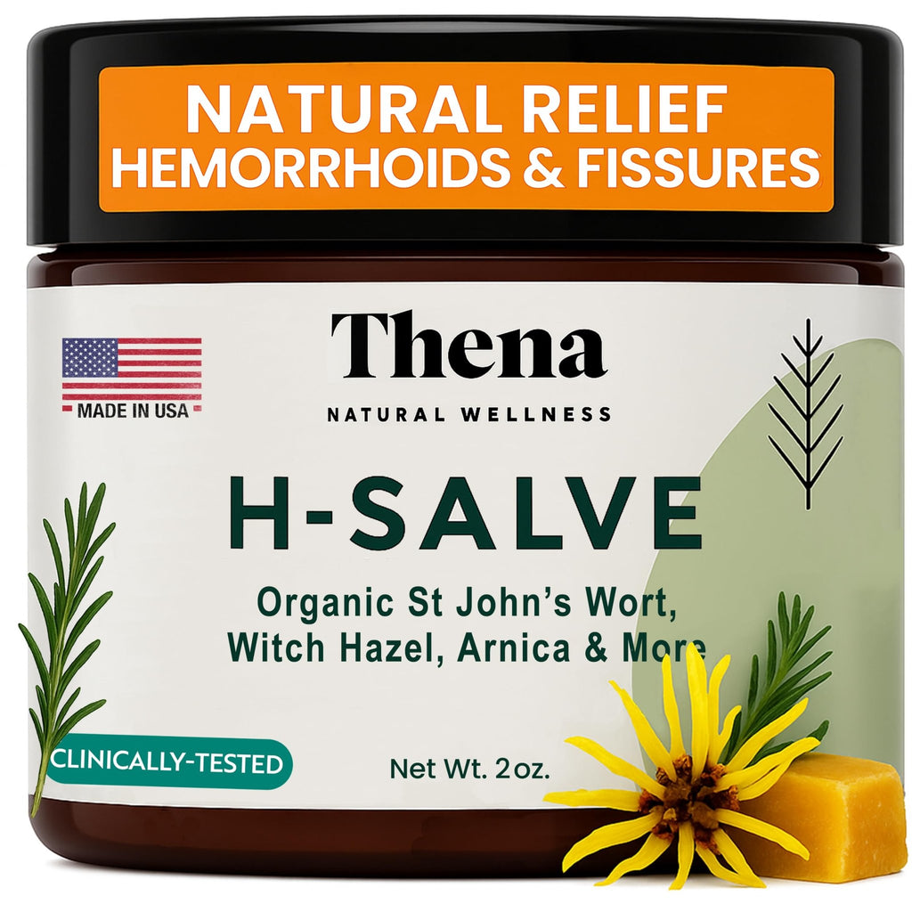 Intense Hemorrhoid Treatment Natural Hemorrhoid Relief Cream, Max Strength Herbal Anal Fissure Relief Ointment with Organic Witch Hazel for Postpartum Piles, Best with Thena Sitz Bath Soak Women Men - TrustMedUSA