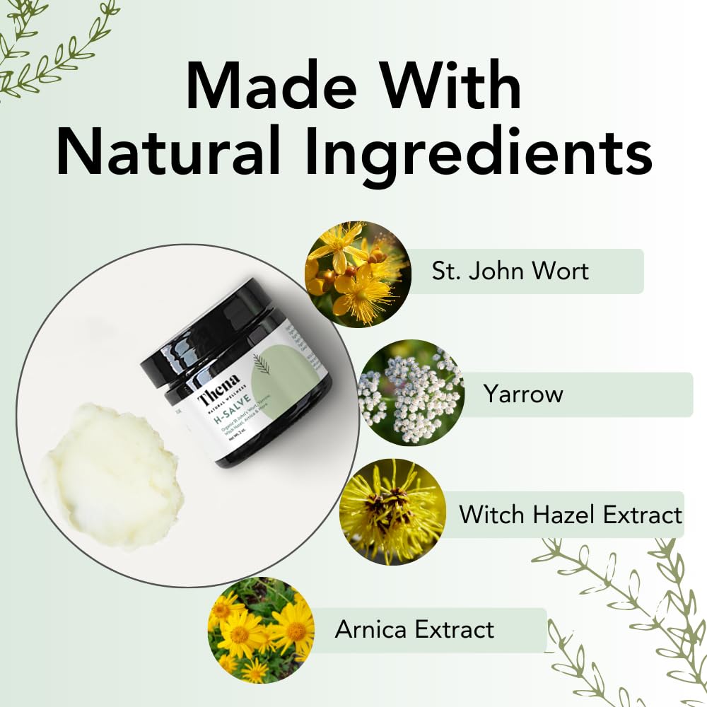 Intense Hemorrhoid Treatment Natural Hemorrhoid Relief Cream, Max Strength Herbal Anal Fissure Relief Ointment with Organic Witch Hazel for Postpartum Piles, Best with Thena Sitz Bath Soak Women Men - TrustMedUSA