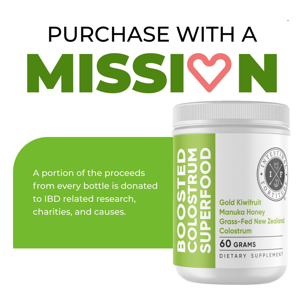 Intestinal Fortitude Boosted Colostrum Superfood Dietary Supplement: Grass-Fed New Zealand Bovine Colostrum, Gold Kiwifruit, Manuka Honey, for Digestion, Immune System, and Gut Health (60 Grams) - TrustMedUSA