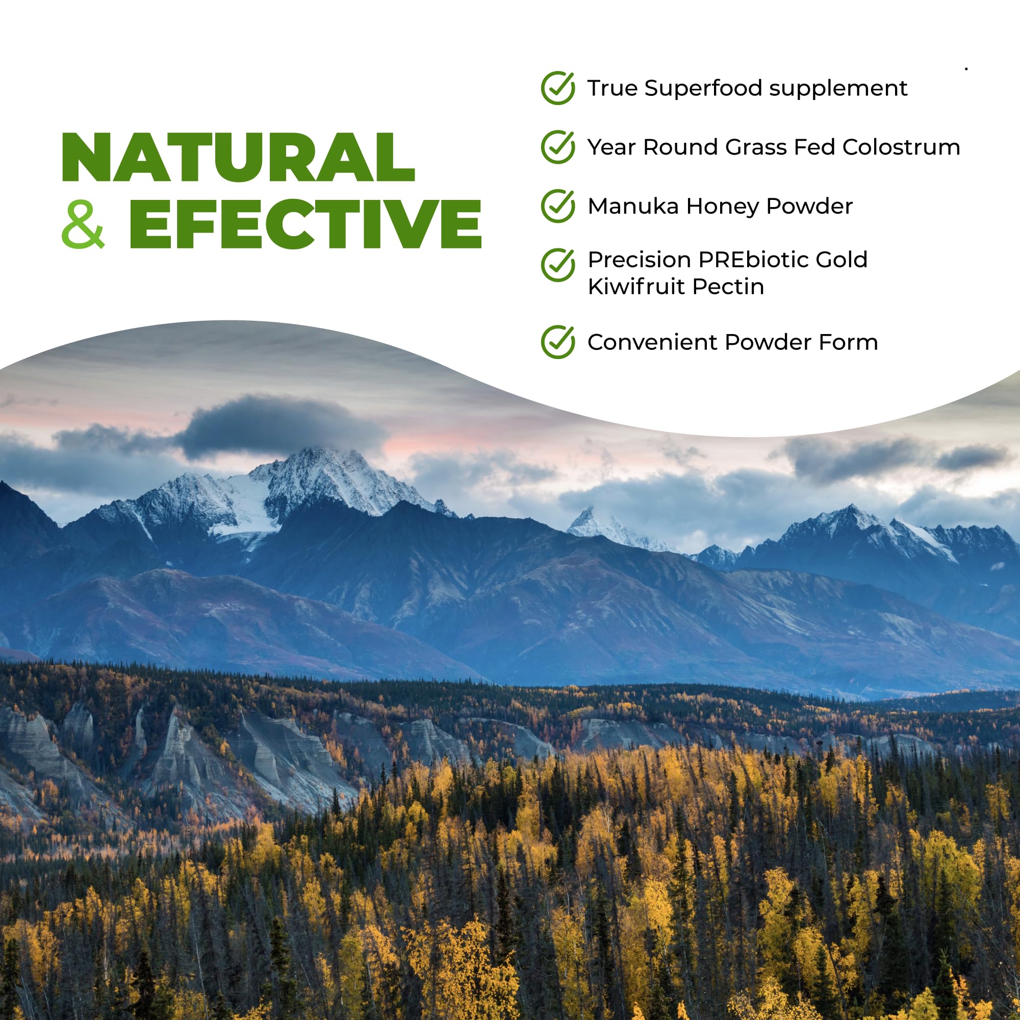 Intestinal Fortitude Boosted Colostrum Superfood Dietary Supplement: Grass-Fed New Zealand Bovine Colostrum, Gold Kiwifruit, Manuka Honey, for Digestion, Immune System, and Gut Health (60 Grams) - TrustMedUSA