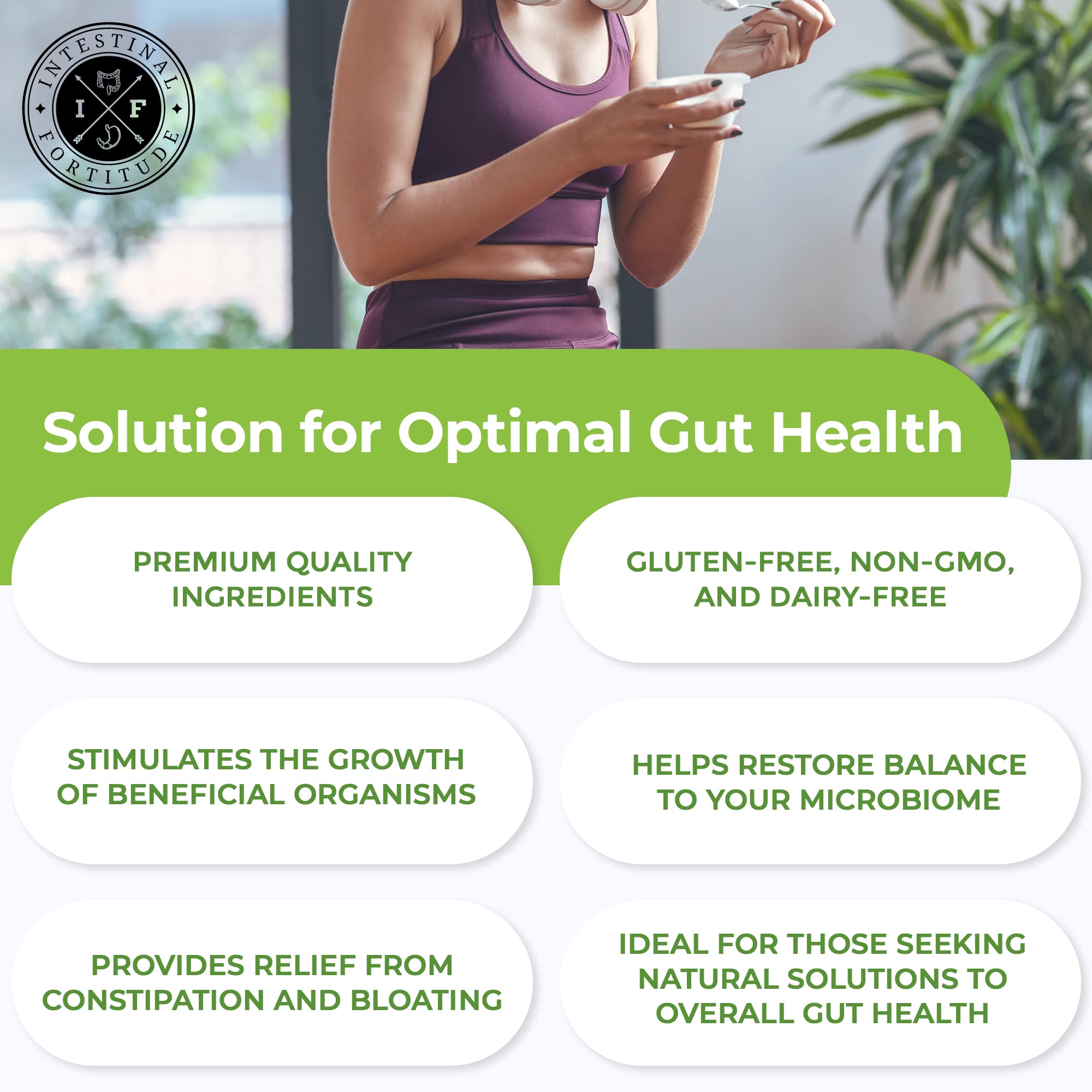 Intestinal Fortitude Phage 1 - Ultimate Gut Health Supplement, Total Restore Intestinal Defense, Patented Bacteriophage Blend for Gut Support, Digestive & Immune System Health, Destroy Bad Bacteria - TrustMedUSA
