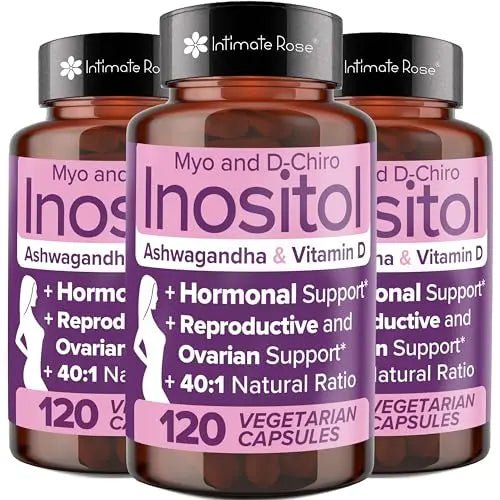 Intimate Rose Myo-Inositol & D-Chiro Inositol Blend - 40:1 Blend - Fertility, Hormonal Balan - TrustMedUSA