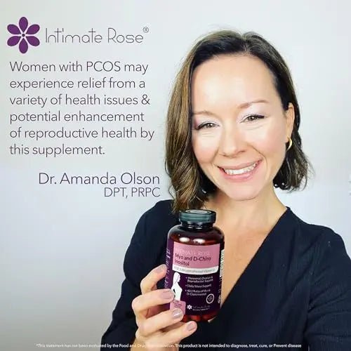 Intimate Rose Myo-Inositol & D-Chiro Inositol Blend - 40:1 Blend - Fertility, Hormonal Balan - TrustMedUSA