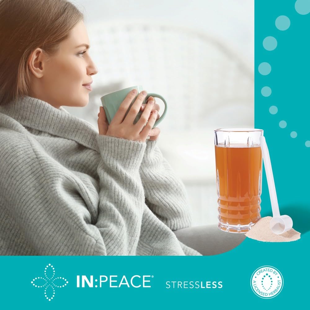 In:TotalWellness IN:Peace Herbal Calming Formula. 20 Serving Pouch, Wild Berry Flavor. 9 Herb Antioxidant + Adaptogen Blend. Clinically Proven Ingredients. Crafted by a Licensed Herbalist - TrustMedUSA