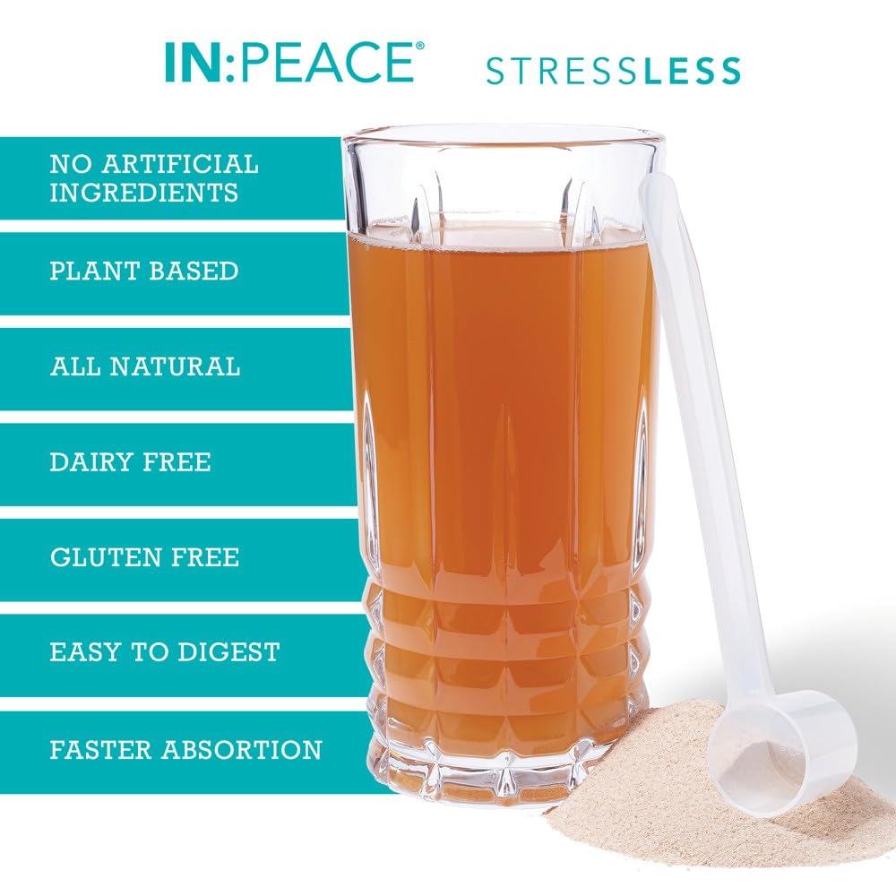 In:TotalWellness IN:Peace Herbal Calming Formula. 20 Serving Pouch, Wild Berry Flavor. 9 Herb Antioxidant + Adaptogen Blend. Clinically Proven Ingredients. Crafted by a Licensed Herbalist - TrustMedUSA