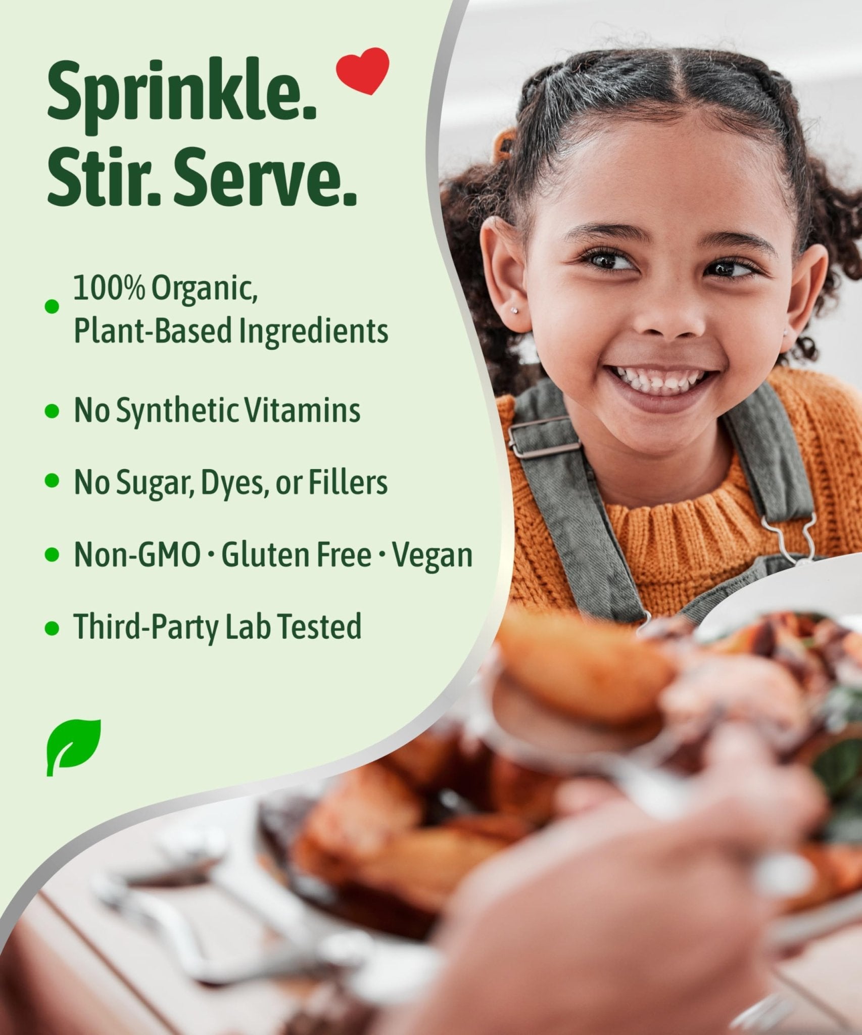 InviNutri Superfood Powder for Sensory & Picky Eaters. A TINY scoop- 40x Nutrient-Rich, 30mg Sulforaphane for Detox. Organic Microgreens, Fruits & Veggies - Blends Invisibly into Most Meals - 24 serv. - TrustMedUSA