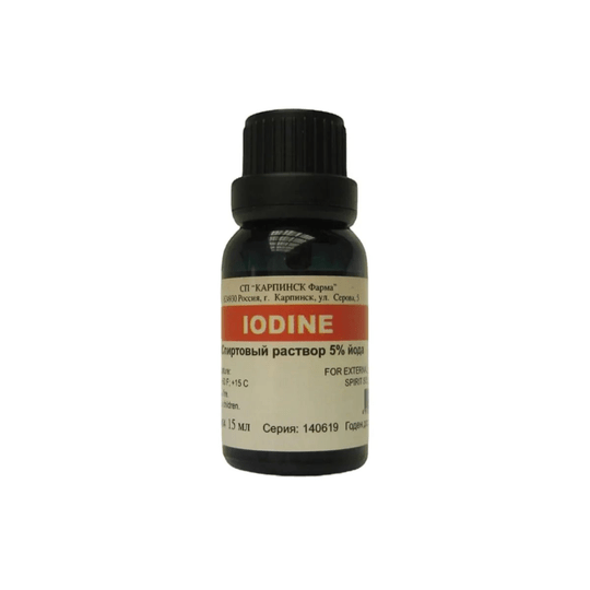 Iodine Solution 5% 15 ml - TrustMedUSA