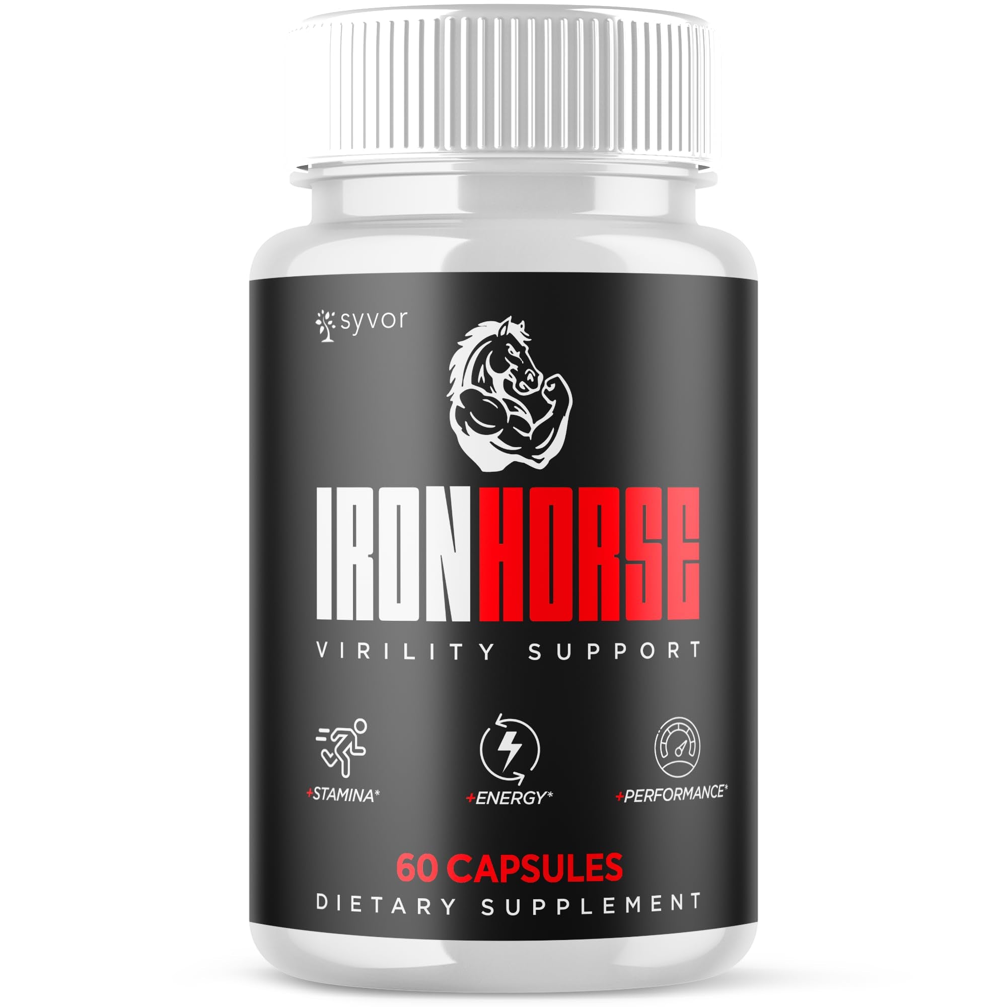 Iron Horse Supplement Pills, Official Iron Horse Pills for Men with All Natural Ingredients, Advanced IronHorse Capsules Designed to Support Health and Wellness with Premium Vitamins (60 Capsules) - TrustMedUSA