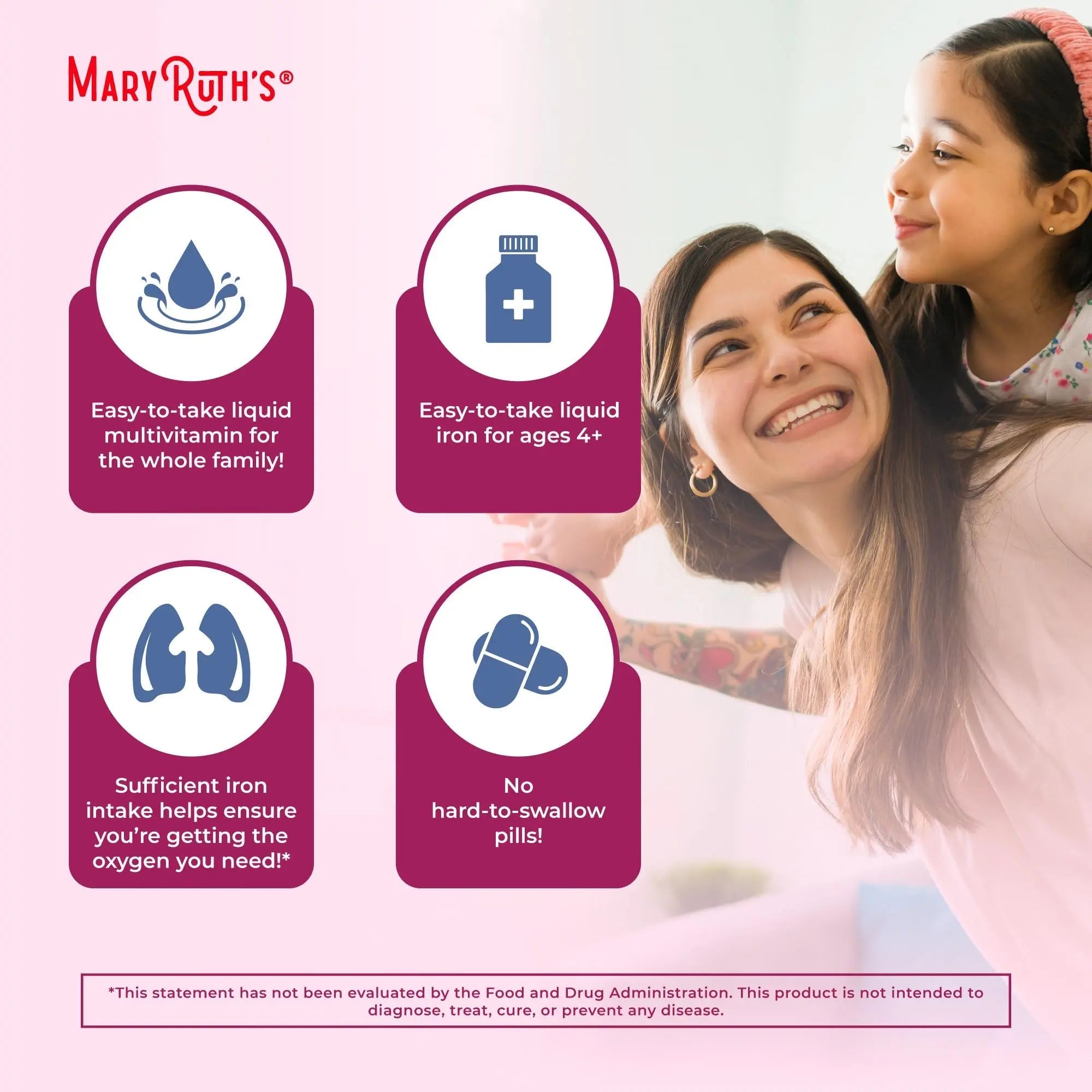 Iron Supplement for Women Men & Kids | Liquid Iron Supplement for Women Men & Kids | Iron for Healthy Blood & Oxygen | Ages 4 & Up | Sugar Free | Vegan | Non-GMO | Gluten Free | 15.22 Fl Oz - TrustMedUSA