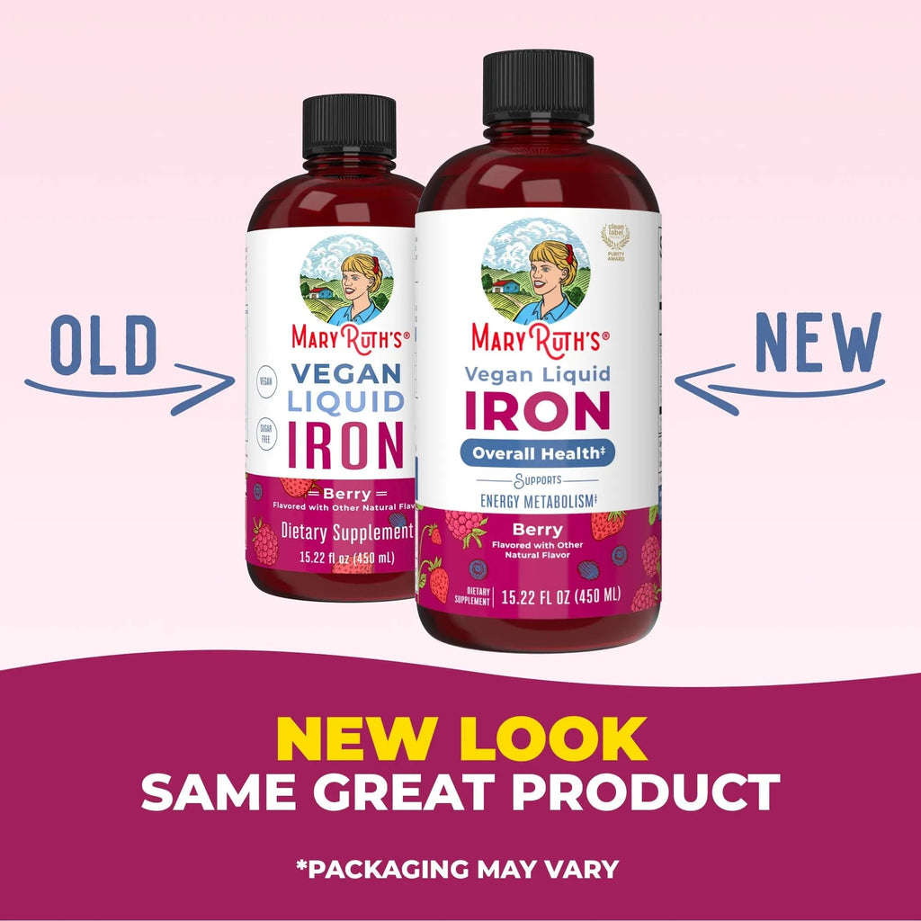 Iron Supplement for Women Men & Kids | Liquid Iron Supplement for Women Men & Kids | Iron for Healthy Blood & Oxygen | Ages 4 & Up | Sugar Free | Vegan | Non-GMO | Gluten Free | 15.22 Fl Oz - TrustMedUSA