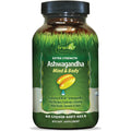 Irwin Naturals Extra Strength Ashwagandha - 60 Liquid Softgels - Helps Boost Physical & Mental Performance - with Turmeric & Milk Thistle - TrustMedUSA