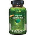 Irwin Naturals Men's Living Green Liquid-Gel Multi - 70 Essential Nutrients, Full-Spectrum Vitamin Supplements for Men, Wholefood Blend - Promotes Brain & Adrenal Support - 90 Liquid Soft-Gels - TrustMedUSA