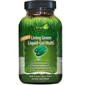Irwin Naturals Men's Living Green Liquid-Gel Multi - 70 Essential Nutrients, Full-Spectrum Vitamin Supplements for Men, Wholefood Blend - Promotes Brain & Adrenal Support - 120 Liquid Soft-Gels - TrustMedUSA