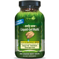 Irwin Naturals Only One Liquid-Gel Multi - 60 Liquid Softgels - No Iron Daily Essential Vitamins, Minerals, Antioxidants, Omega-3 & Green Super Foods - TrustMedUSA