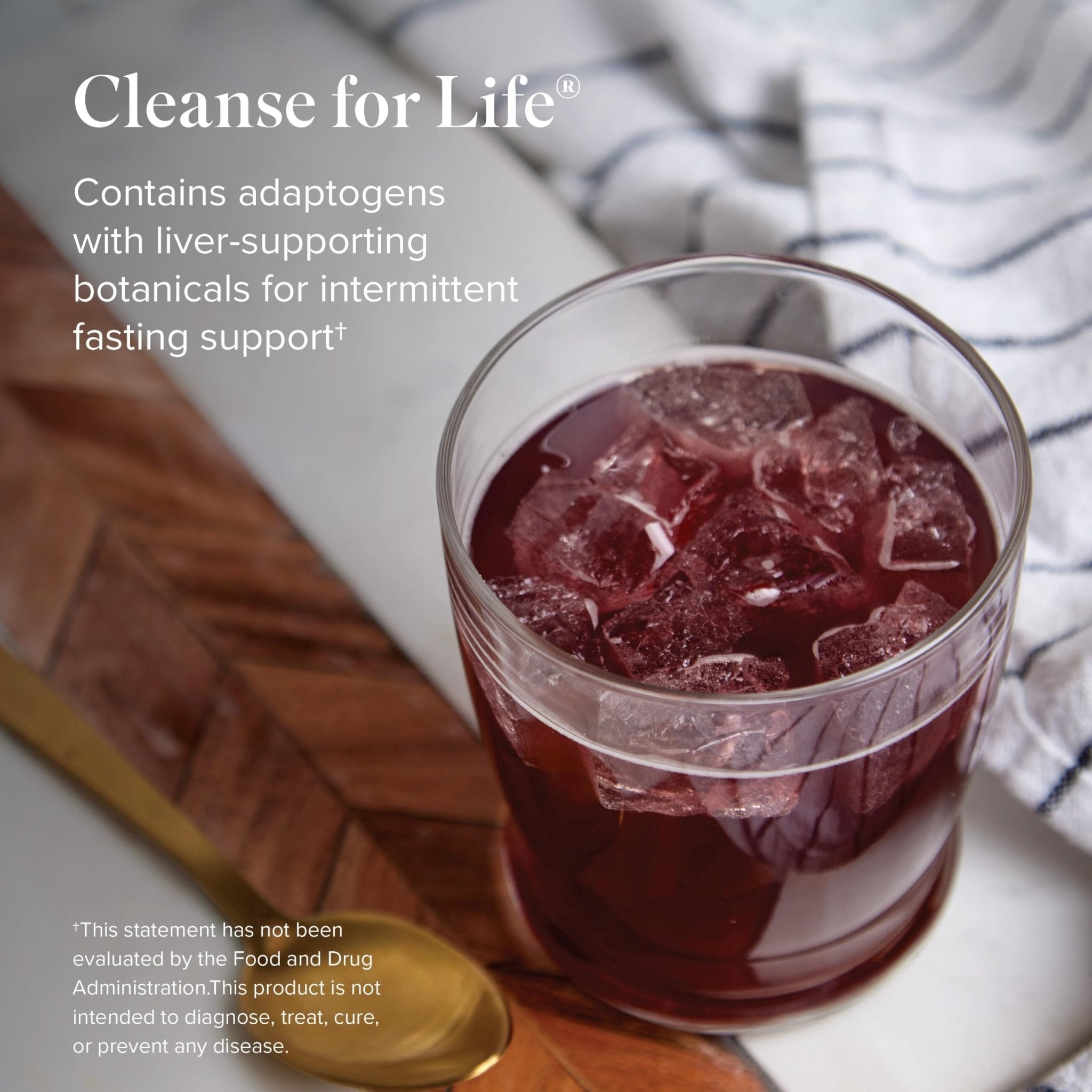 Isagenix Cleanse for Life - Powder Supplement for Cleanse Drink with No Laxatives or Diuretics - Support Metabolism with Vitamin B12 & Niacin - Natural Rich Berry -3.4 Oz (16 Servings) - TrustMedUSA