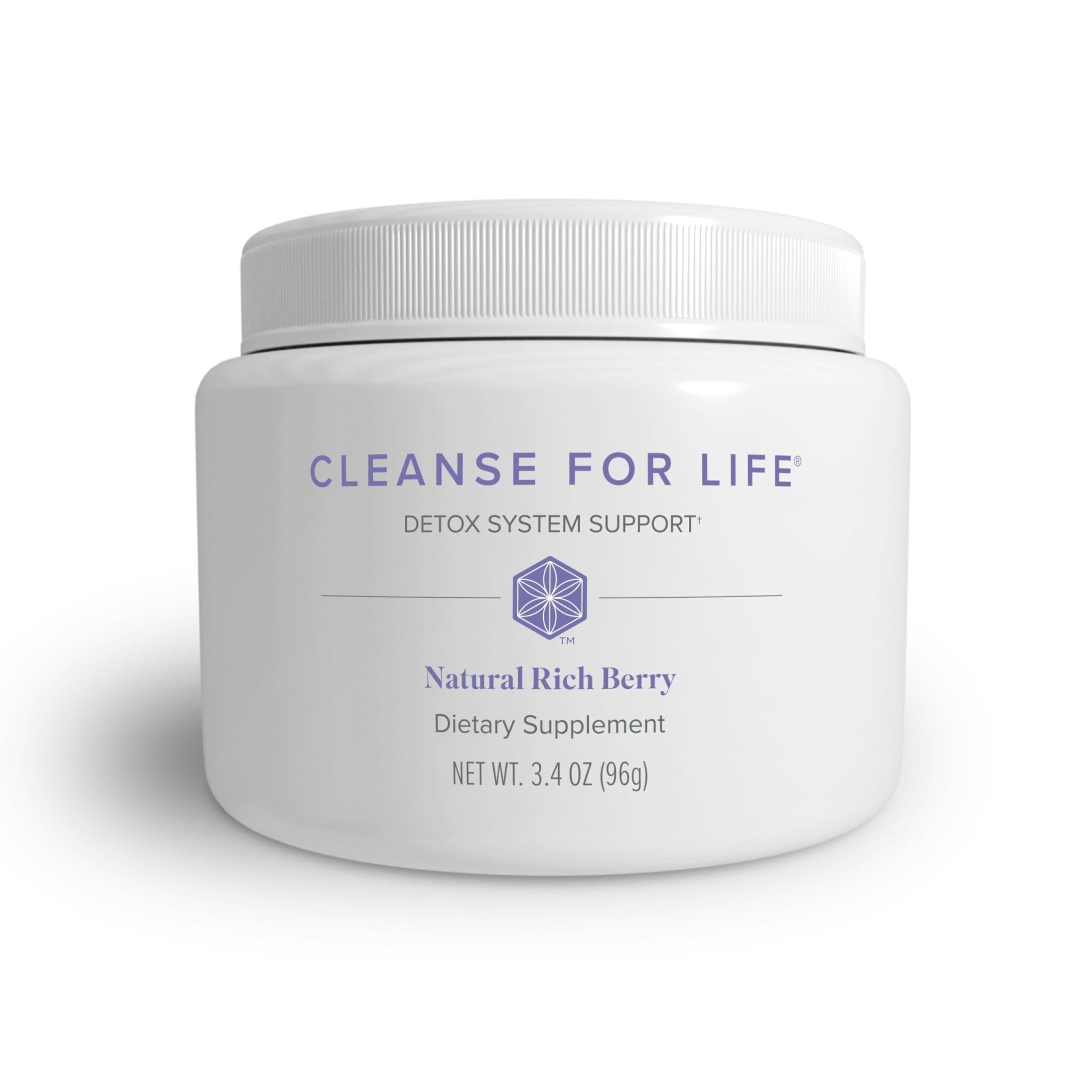 Isagenix Cleanse for Life - Powder Supplement for Cleanse Drink with No Laxatives or Diuretics - Support Metabolism with Vitamin B12 & Niacin - Natural Rich Berry -3.4 Oz (16 Servings) - TrustMedUSA