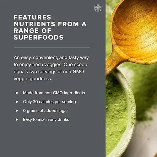 Isagenix Greens - 2 Servings of Vegetables Per Scoop - A Superfood Experience - TrustMedUSA