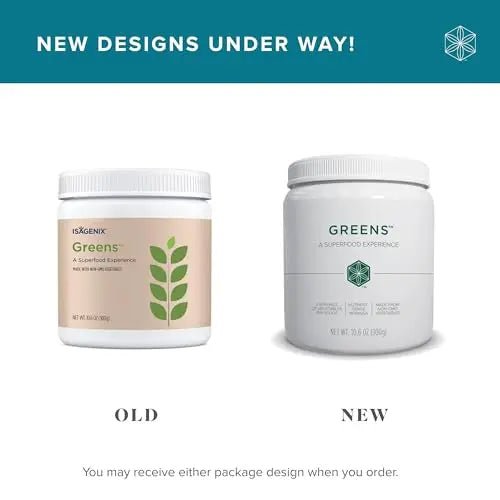 Isagenix Greens - 2 Servings of Vegetables Per Scoop - A Superfood Experience - TrustMedUSA