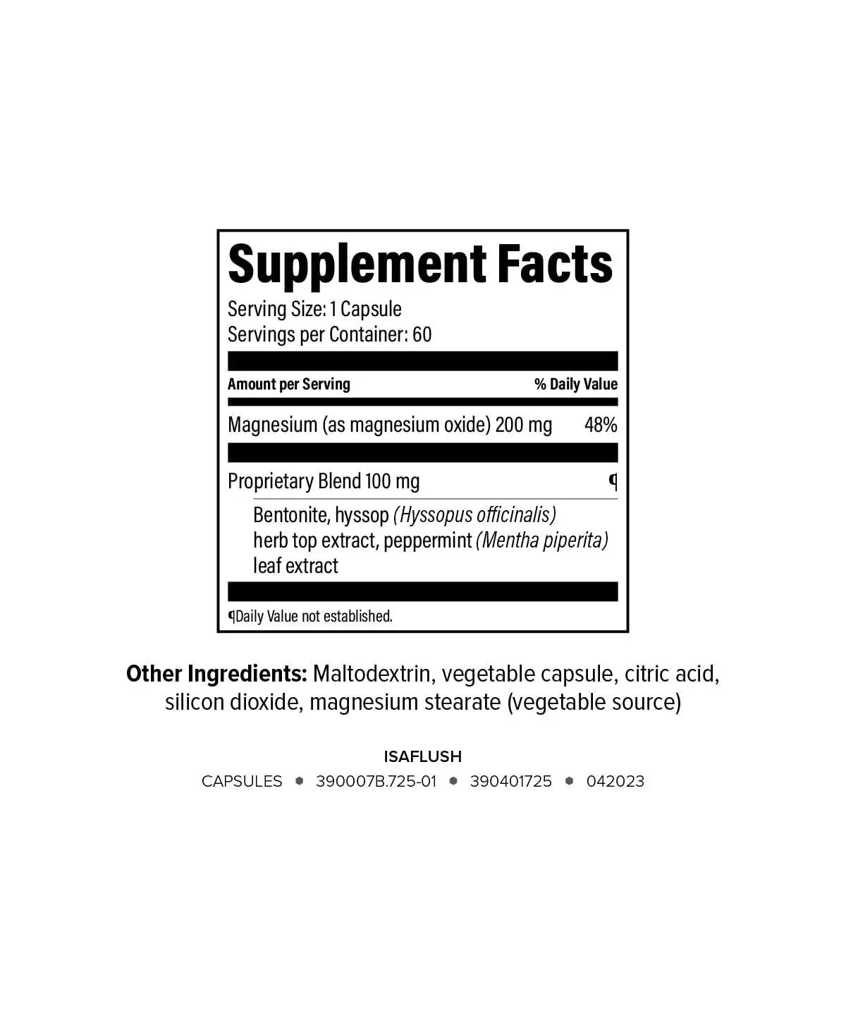 Isagenix IsaFlush - Gentle Digestive Support with Balanced Minerals Encouraging Regularity - No Harsh Laxatives - 60 Capsules - TrustMedUSA