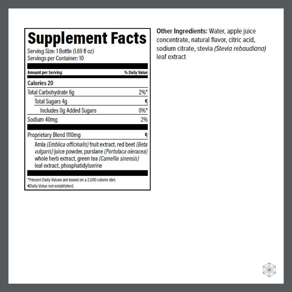 Isagenix Nootropic Elixir- Brain Health & Focus Supplement - Liquid Supplement with Green Tea Extract to Support a Healthy Mindset - 1.69 Oz Bottles (10 Count) - TrustMedUSA