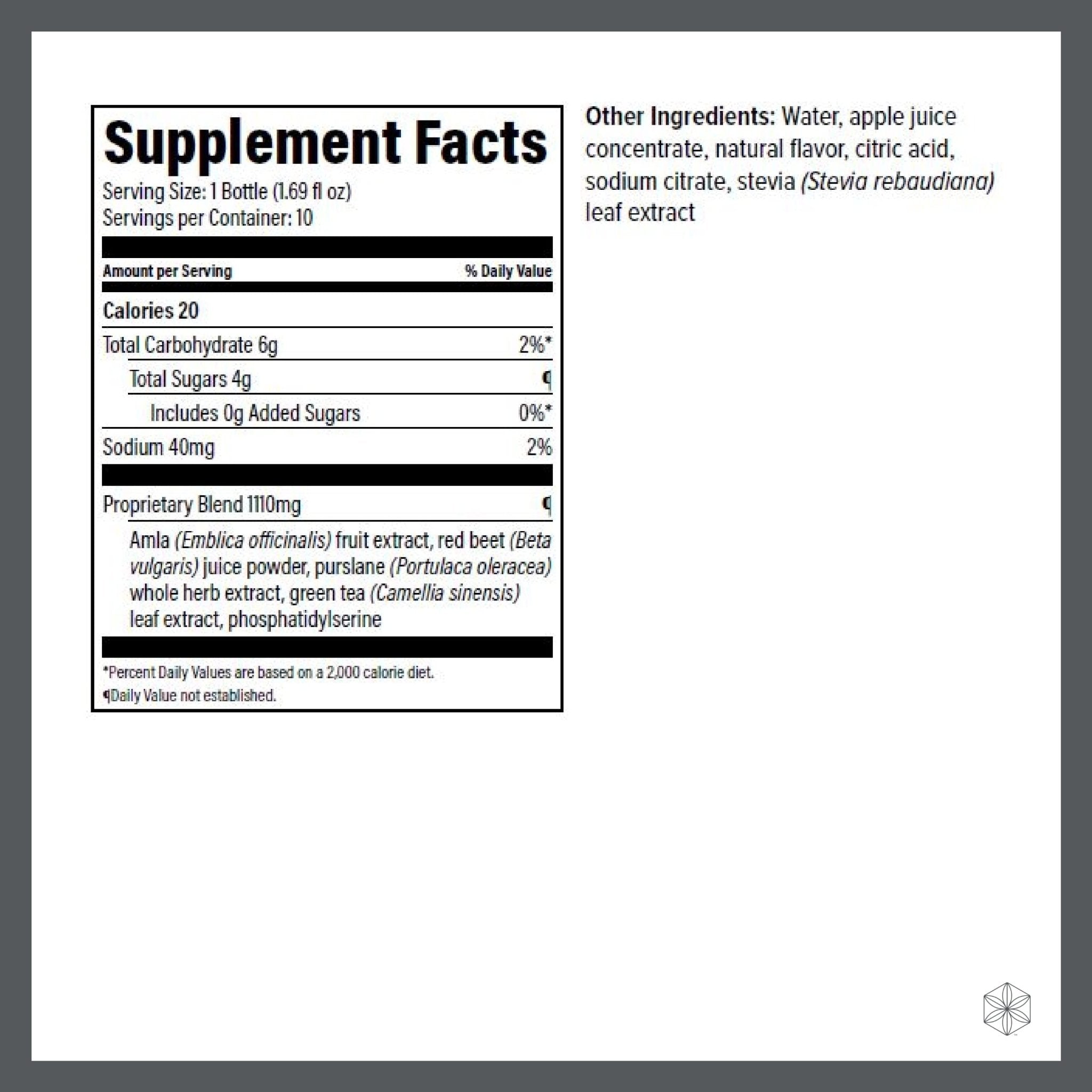 Isagenix Nootropic Elixir- Brain Health & Focus Supplement - Liquid Supplement with Green Tea Extract to Support a Healthy Mindset - 1.69 Oz Bottles (10 Count) - TrustMedUSA