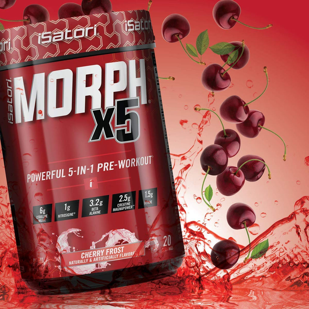 iSatori Morph Xtreme Intense Pre Workout - Bombsicle (20 Servings) Classic Blender Bottle - TrustMedUSA