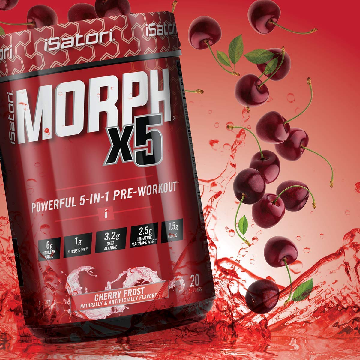 iSatori Morph Xtreme Intense Pre Workout - Bombsicle (20 Servings) Classic Blender Bottle - TrustMedUSA