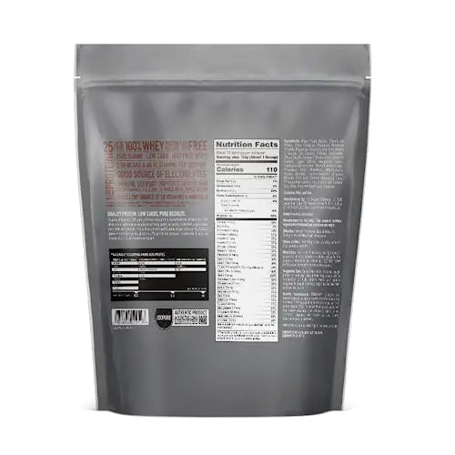 Isopure Dutch Chocolate Whey Isolate Protein Powder with Vitamin C & Zinc for Immune - TrustMedUSA