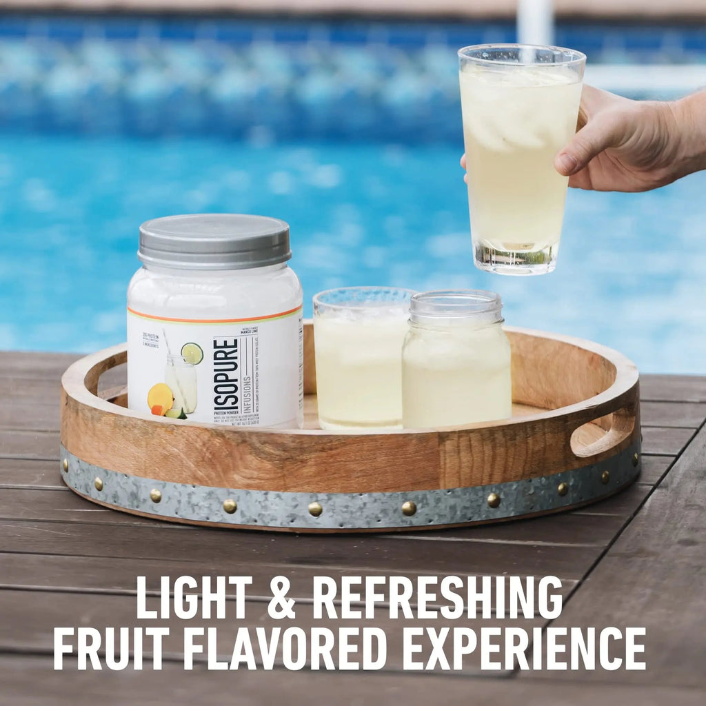 Isopure Protein Powder, Clear Whey Isolate Protein, Post Workout Recovery Drink Mix - TrustMedUSA