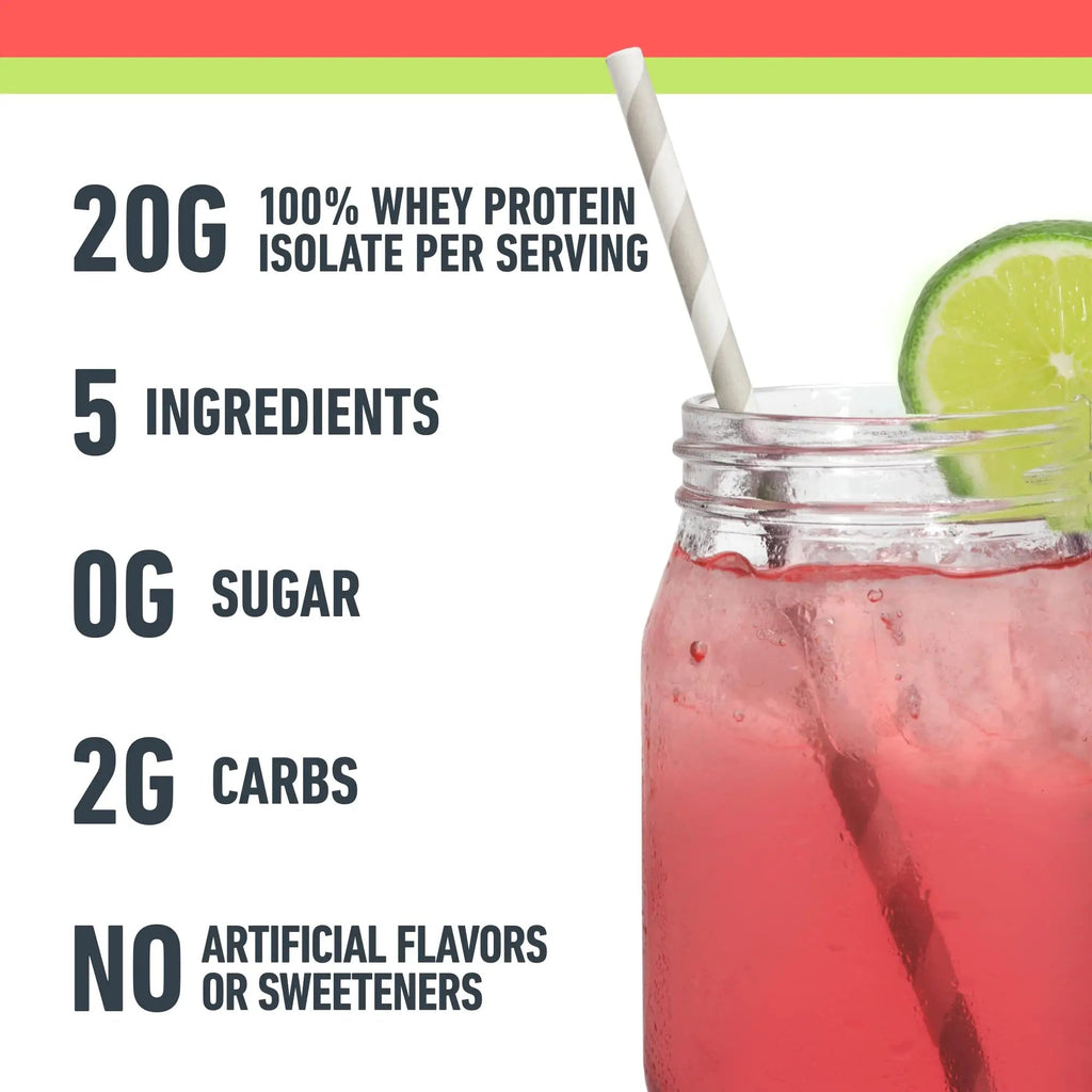 Isopure Protein Powder, Clear Whey Isolate Protein, Post Workout Recovery Drink Mix - TrustMedUSA