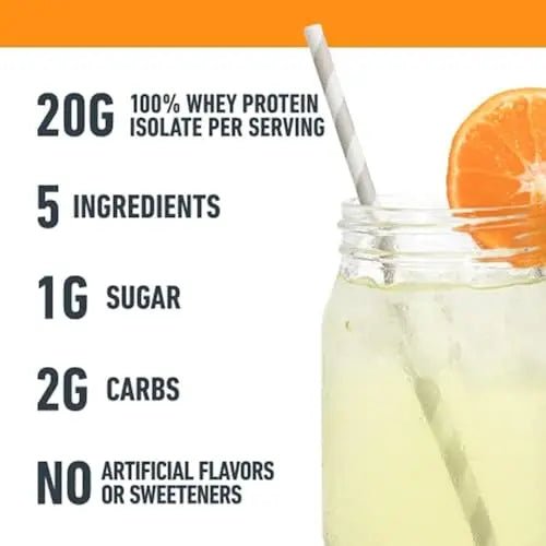Isopure Protein Powder, Clear Whey Isolate Protein, Post Workout Recovery Drink Mix - TrustMedUSA