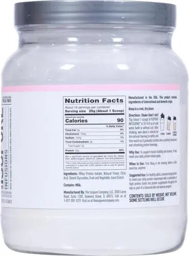 Isopure Protein Powder, Clear Whey Isolate Protein, Post Workout Recovery Drink Mix - TrustMedUSA