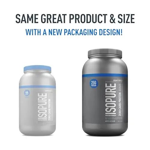 Isopure Protein Powder, Creamy Vanilla Whey Isolate with Vitamin C & Zinc for Immune - TrustMedUSA