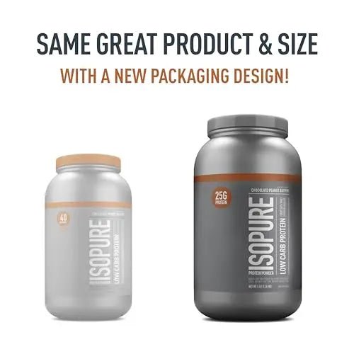 Isopure Protein Powder, Low Carb Whey Isolate with Vitamin C & Zinc for Immune Support, - TrustMedUSA