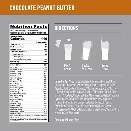 Isopure Protein Powder, Low Carb Whey Isolate with Vitamin C & Zinc for Immune Support, - TrustMedUSA