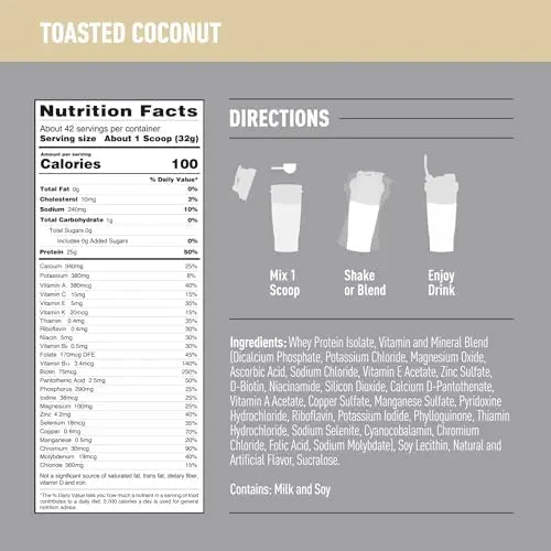Isopure Protein Powder, Low Carb Whey Isolate with Vitamin C & Zinc for Immune Support - TrustMedUSA