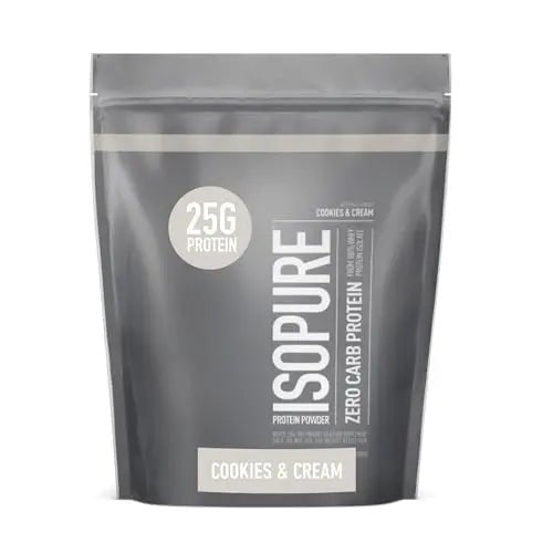 Isopure Protein Powder, Zero Carb Whey Isolate, Gluten Free, Lactose Free, 25g Protein - TrustMedUSA