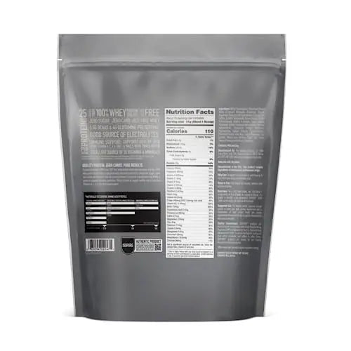 Isopure Protein Powder, Zero Carb Whey Isolate, Gluten Free, Lactose Free, 25g Protein - TrustMedUSA