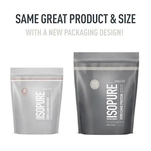 Isopure Protein Powder, Zero Carb Whey Isolate, Gluten Free, Lactose Free, 25g Protein - TrustMedUSA