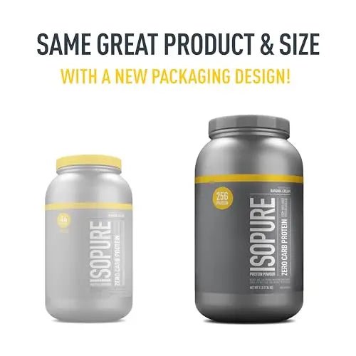 Isopure Protein Powder, Zero Carb Whey Isolate with Vitamin C & Zinc for Immune Support - TrustMedUSA