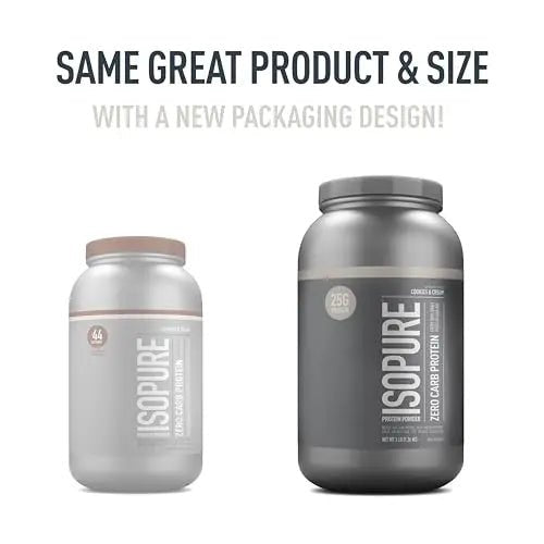Isopure Protein Powder, Zero Carb Whey Isolate with Vitamin C & Zinc for Immune Support - TrustMedUSA